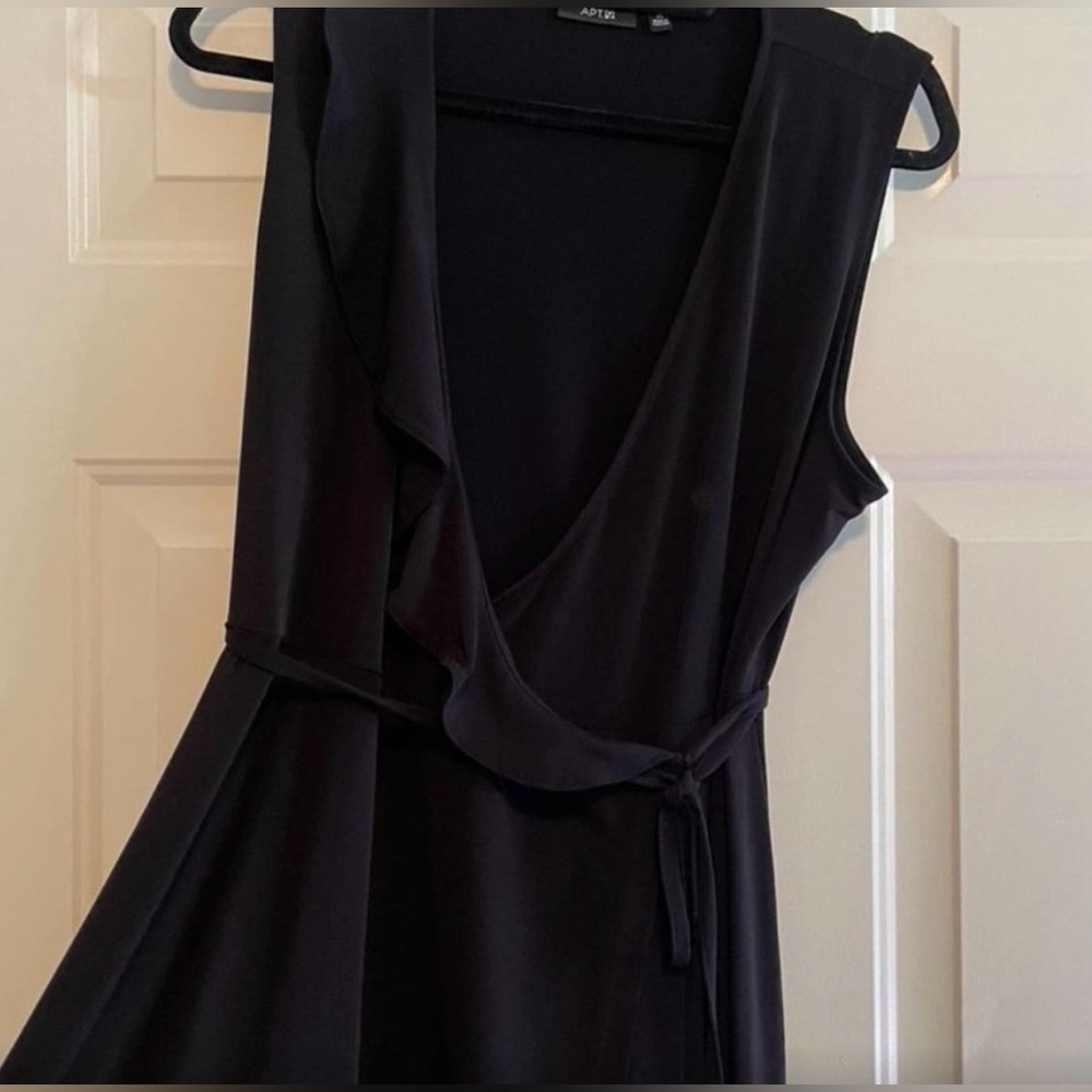 🌹🌹Apt. 9 black sleeveless wrap dress XL (I)